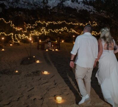 Katrin & Mike zum Höhlendinner