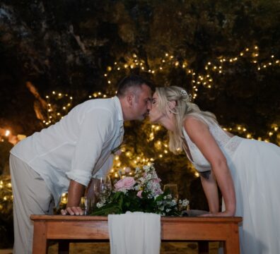 Katrin & Mike bevor romantisches Abendessen