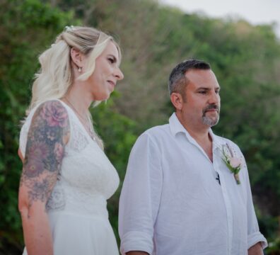 Katrin & Mike bei der Trauung