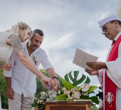 Katrin & Mike Sandzeremonie